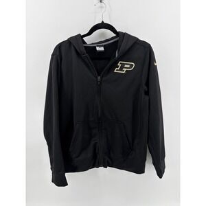 Nike, Purdue Boilermakers, Full-Zip Hoodie, "P" Logo, Therma Fit, Youth XL
